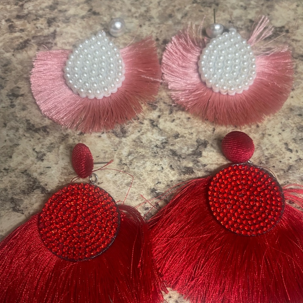 Boho earrings tassel